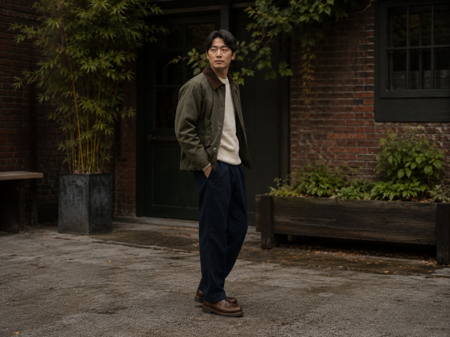 Korean Amekaji: Barbour, Timberland and Baggy Pants