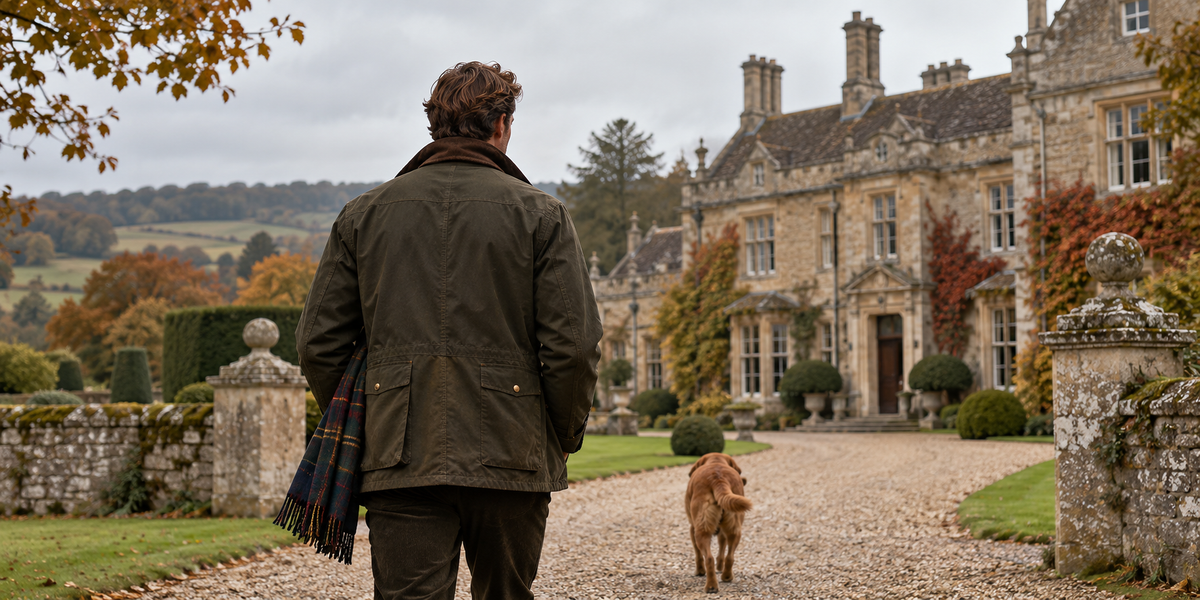 Barbour Jackets in The Gentlemen: Eddie Horniman’s Country Style