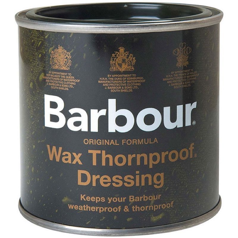 Photo of a tin of Barbour Dressing