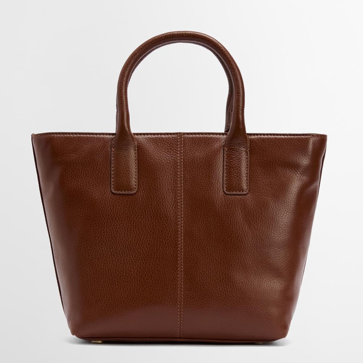 Barbour Birch Leather Tote Bag | Brown