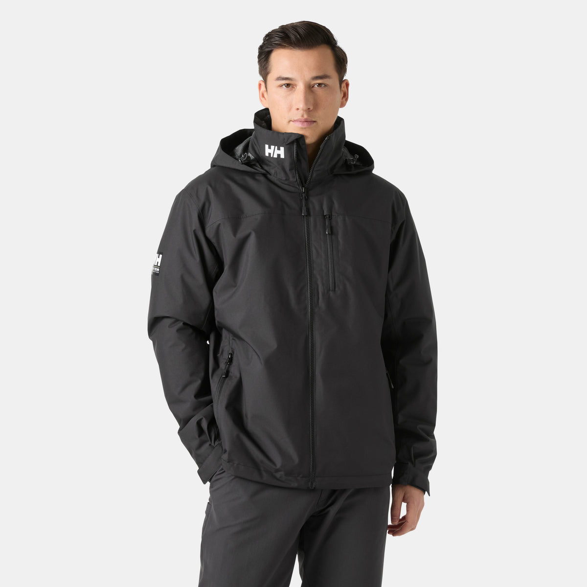 Helly Hansen Crew Hooded Pile Men's Jacket | Black
