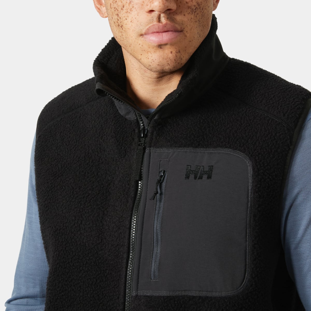 Helly Hansen Panorama Pile Fleece Men's Vest | Black