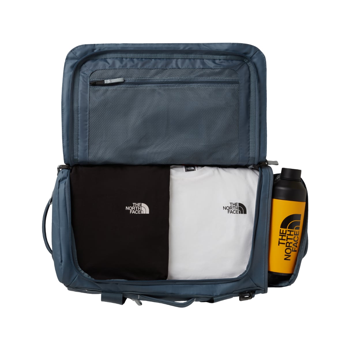 The North Face Base Camp VOYAGER Duffel 42L | Granite Grey-Frost Grey