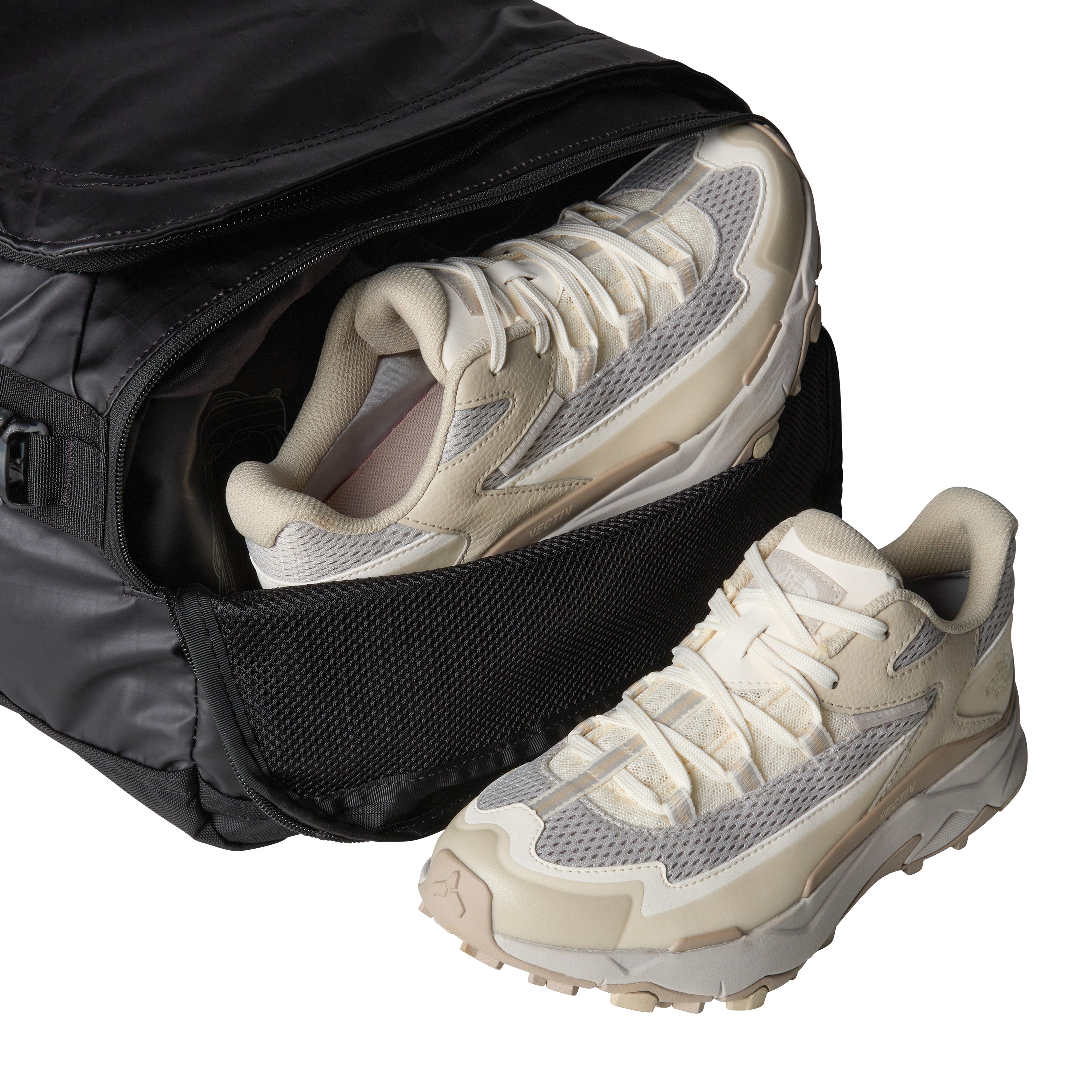 The North Face Base Camp VOYAGER Duffel 42L | TNF Black-Asphalt Grey
