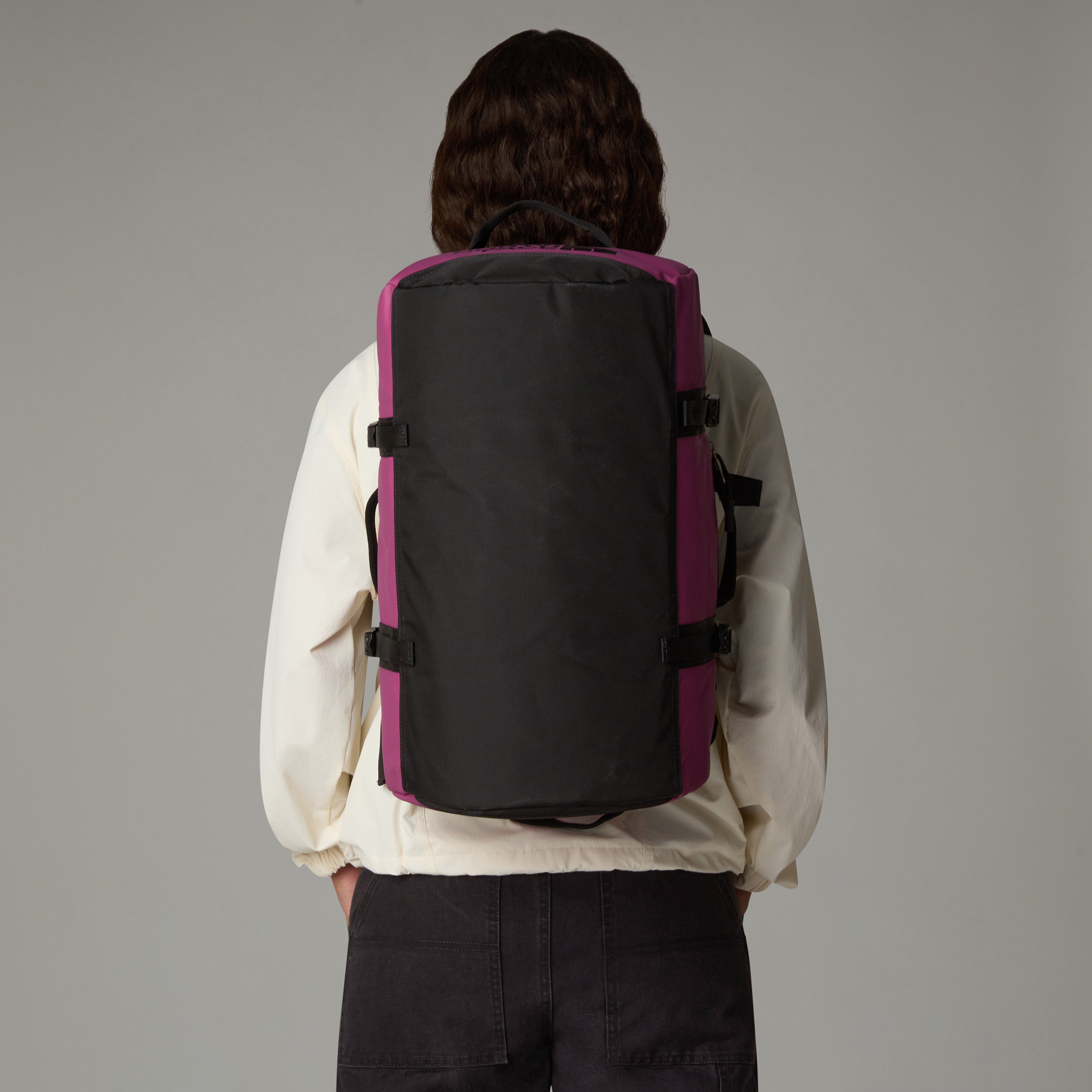 The North Face Base Camp Duffel EXTRA SMALL | Cyber Berry-TNF Black