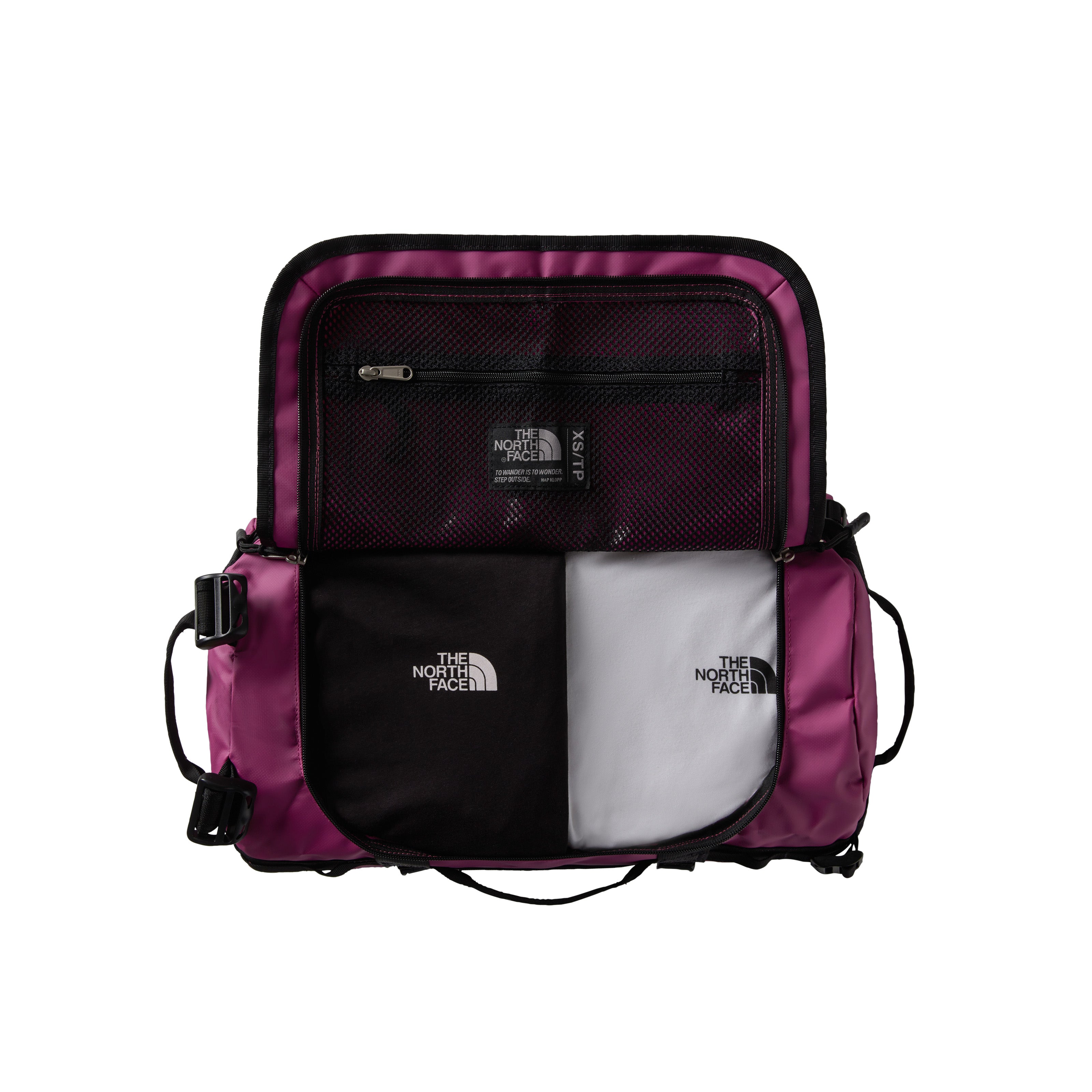 The North Face Base Camp Duffel EXTRA SMALL | Cyber Berry-TNF Black