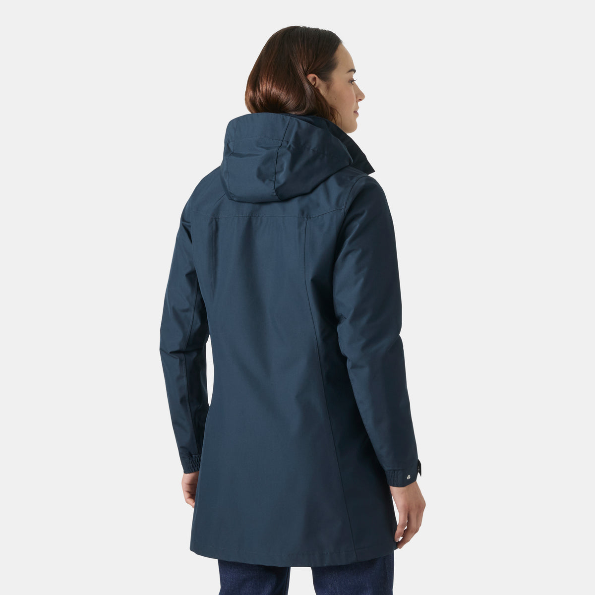 Helly Hansen Aden Long Waterproof Women's Jacket | Navy