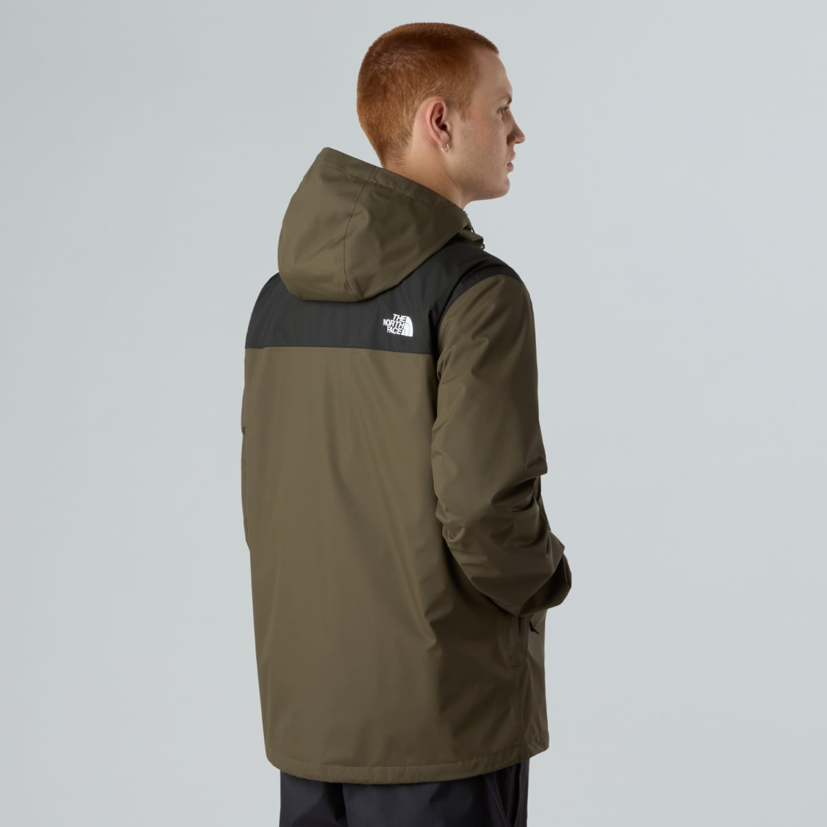 The North Face Antora Waterproof Men's Jacket | New Taupe Green -TNF Black
