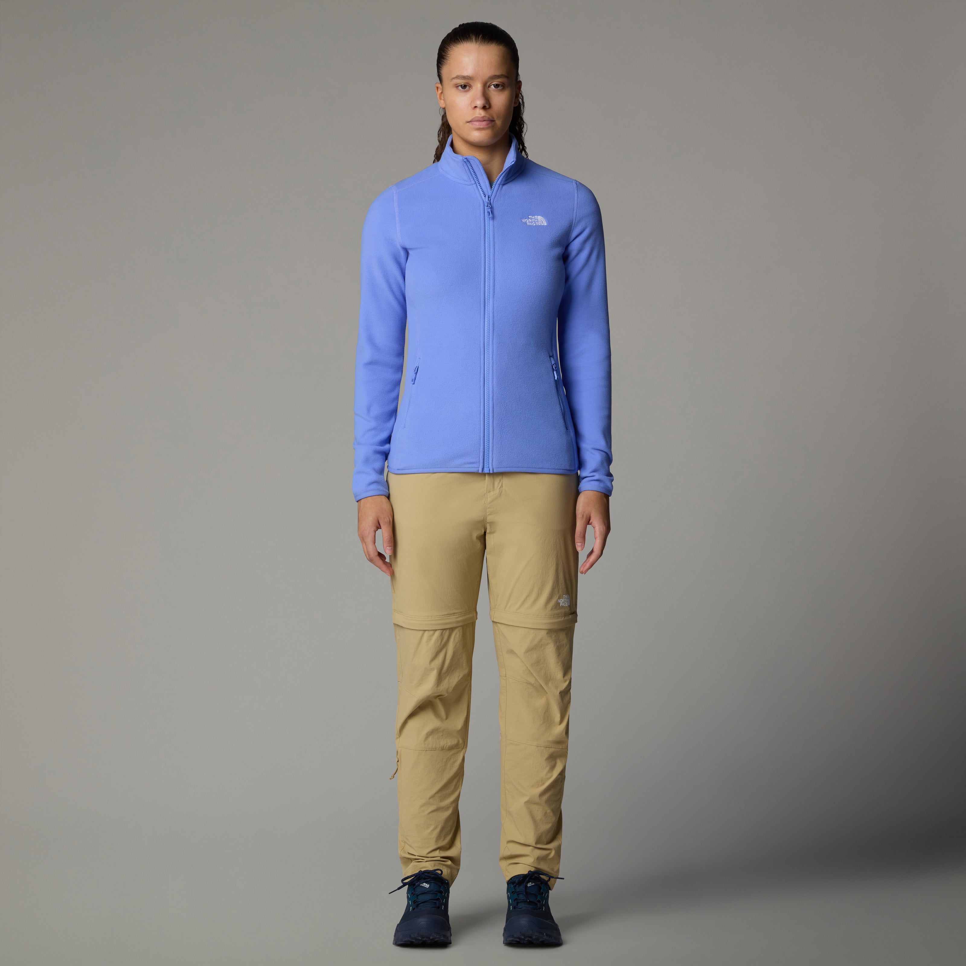 The North Face 100 Glacier Full Zip Fleece Women's Jacket | Virtual Blue