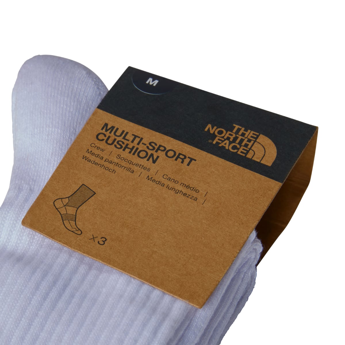 The North Face Multi Sport Cushion Crew Socks | White (3 Pack)