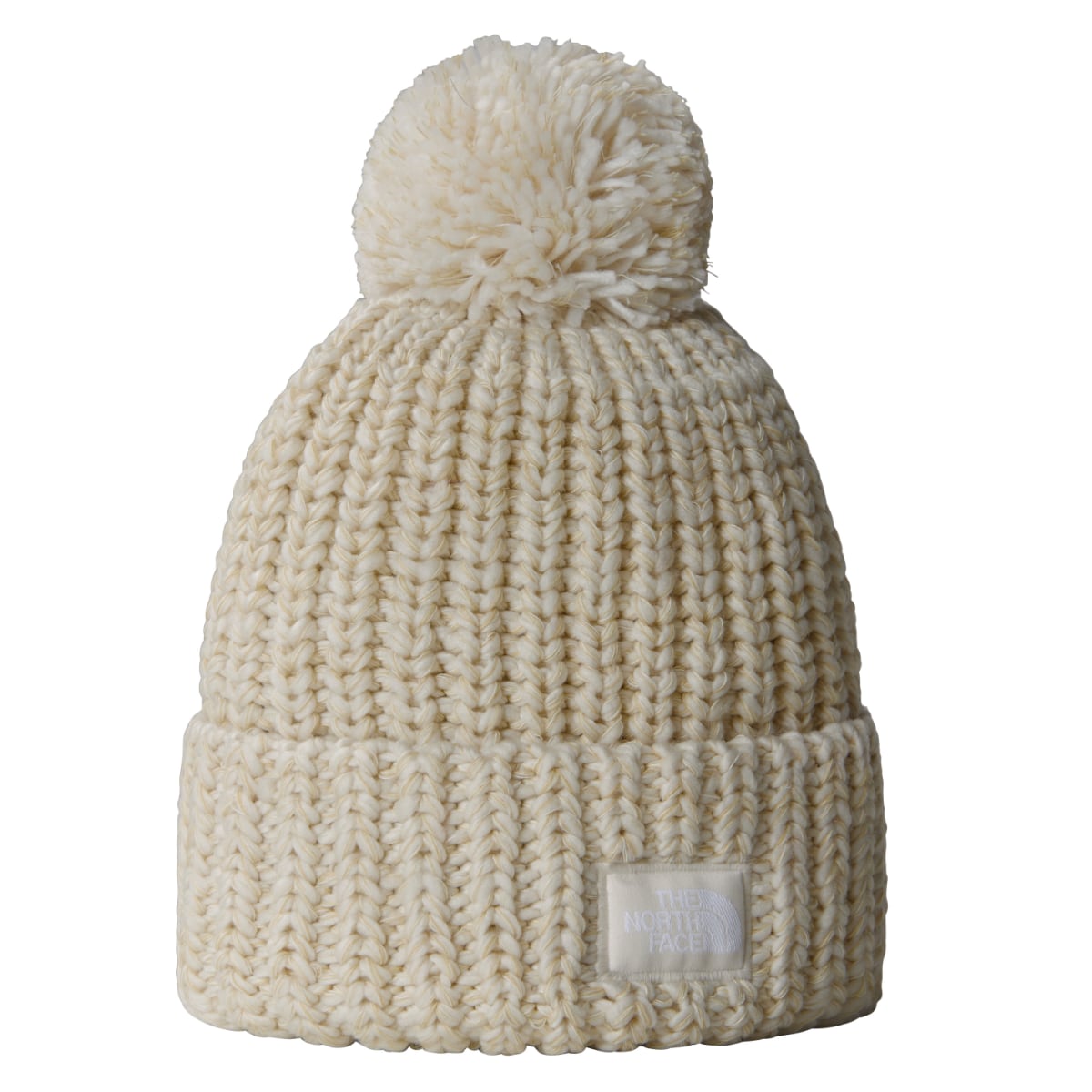 The North Face Cosy Chunky Cabin Beanie | Gardenia White-Gravel-Khaki