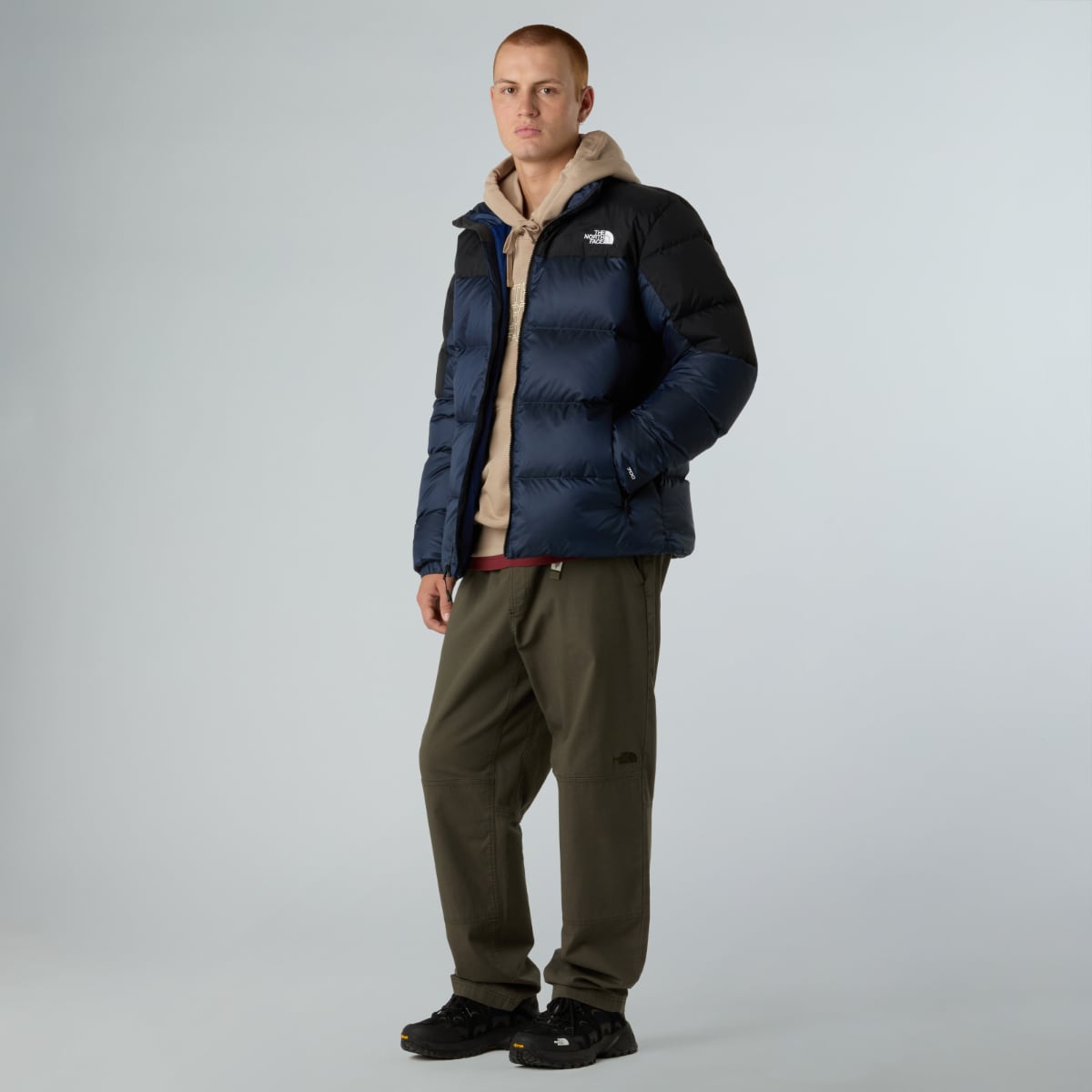 The North Face Diablo Down 2.0 Insulated Men's Jacket | Estate Blue Black Heather-TNF Black
