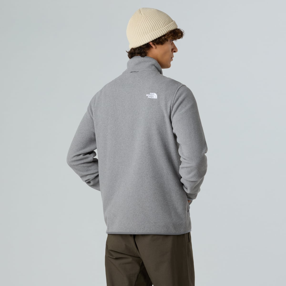 The North Face Glacier Fleece Men's Jacket | TNF Mid Grey Heather