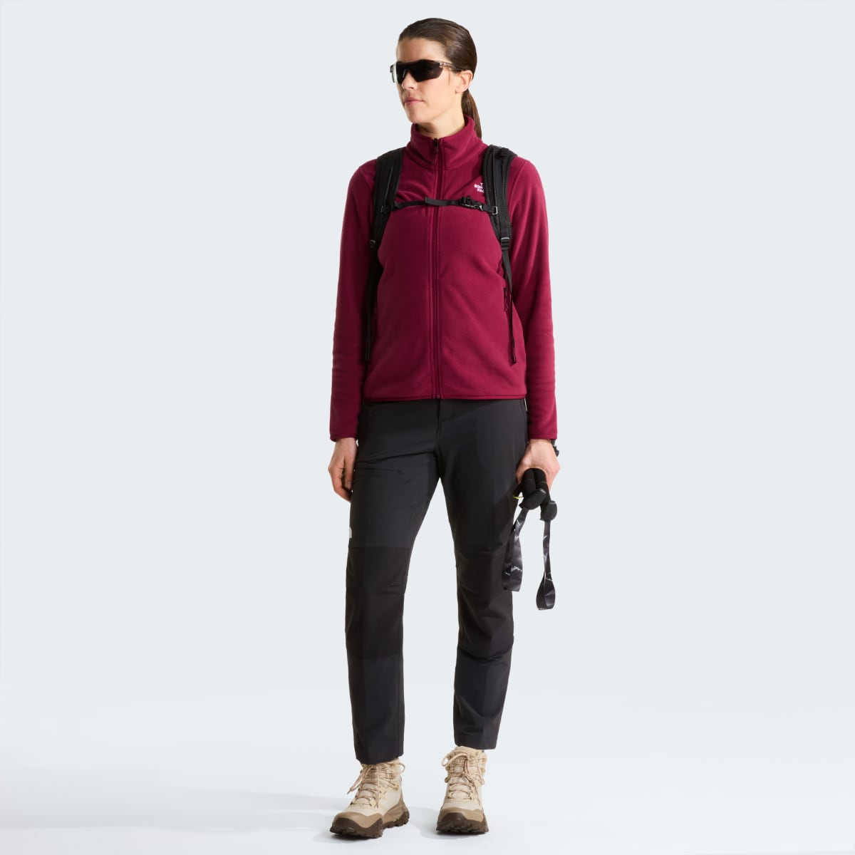 The North Face Glacier Fleece Women's Jacket | Burgundy Crush