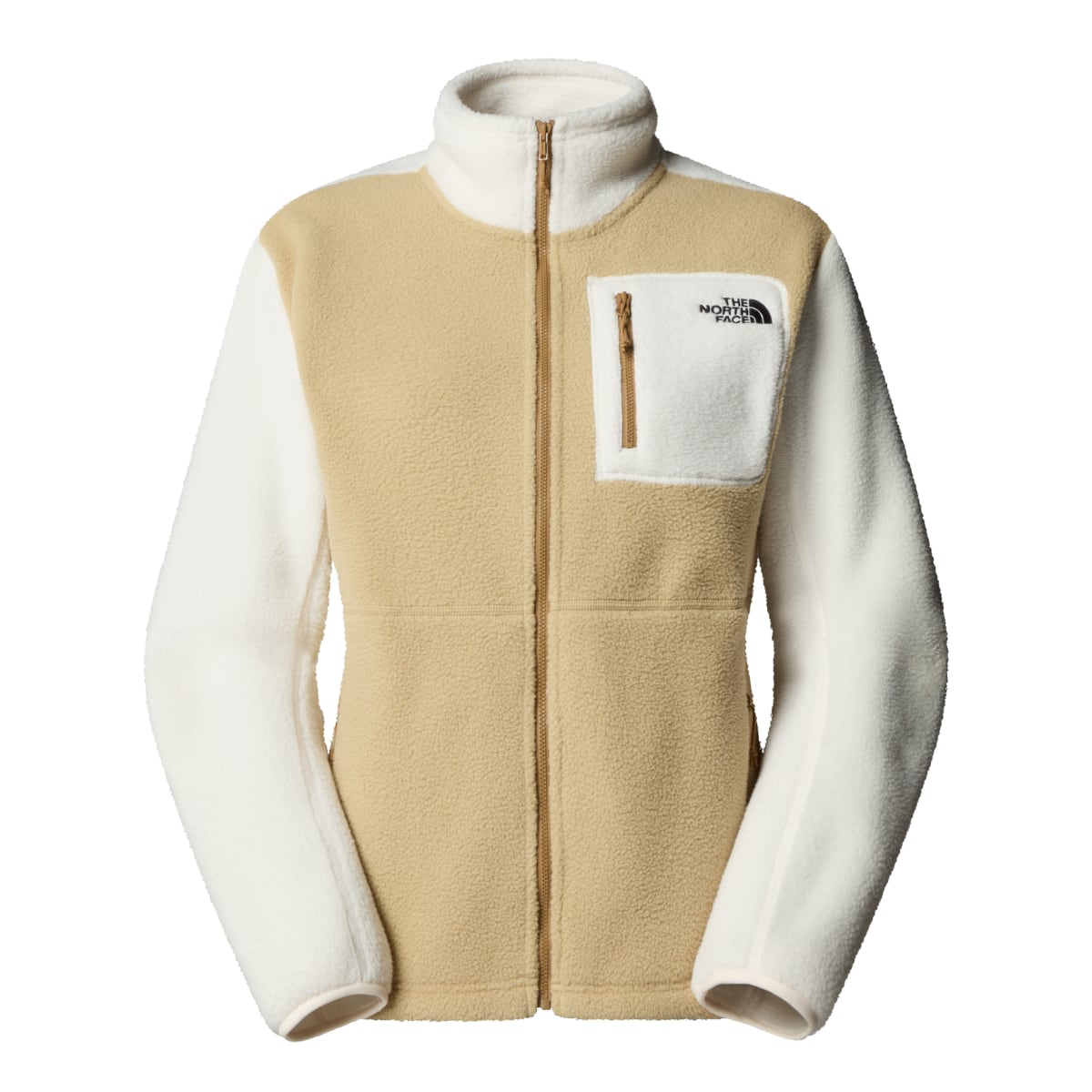 The North Face Yumiori Full-Zip Fleece Women's Jacket | Khaki Stone/White Dune