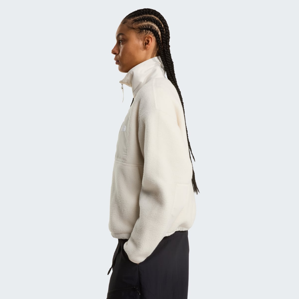 The North Face Yumiori Off Peak Full-Zip Fleece Women's Jacket | White Dune