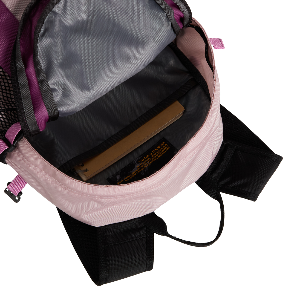 The North Face Hot Shot MINI Backpack | Metal Pink | Stone Slab | Chroma Purple