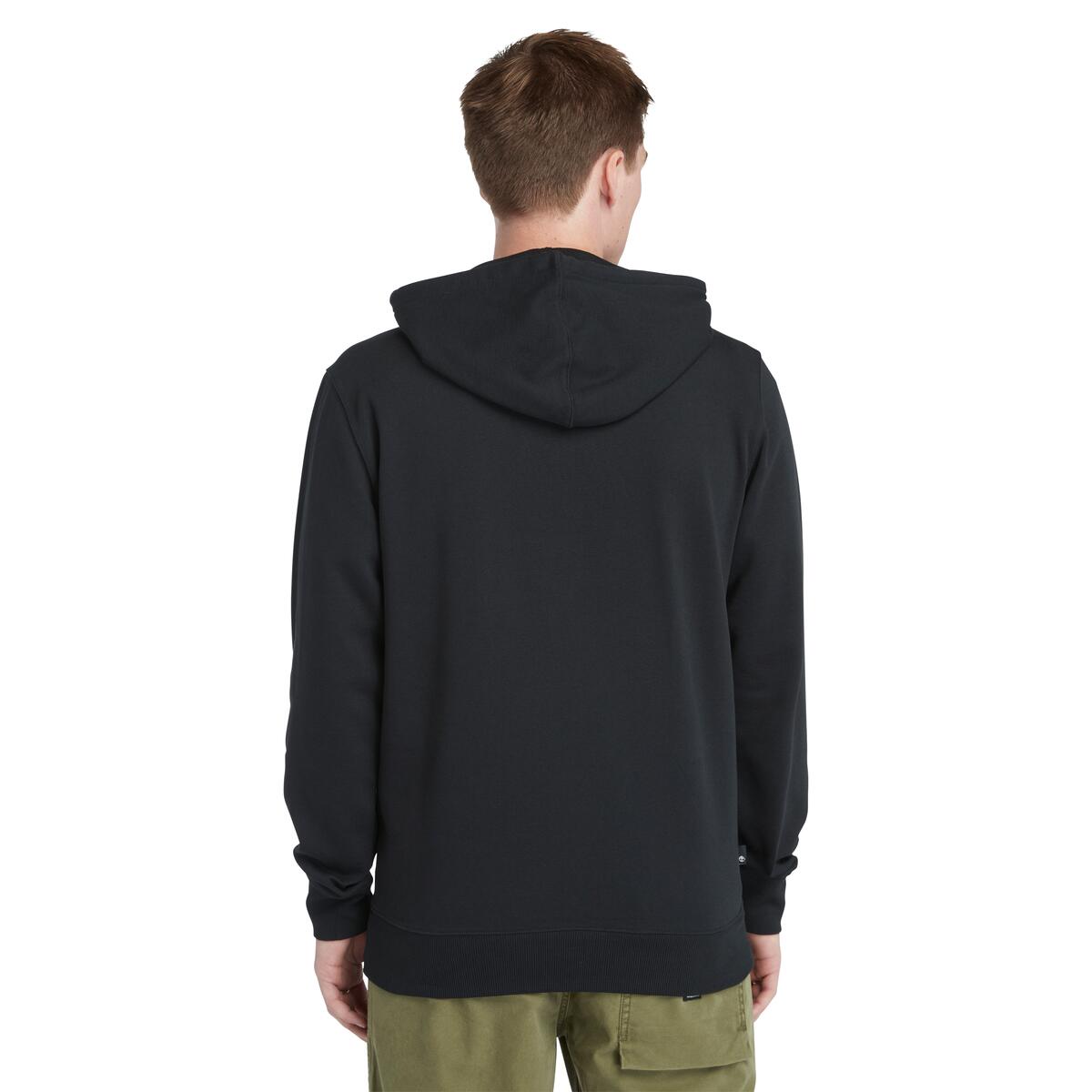 Timberland Tree Logo Hoodie Men's Top | Black