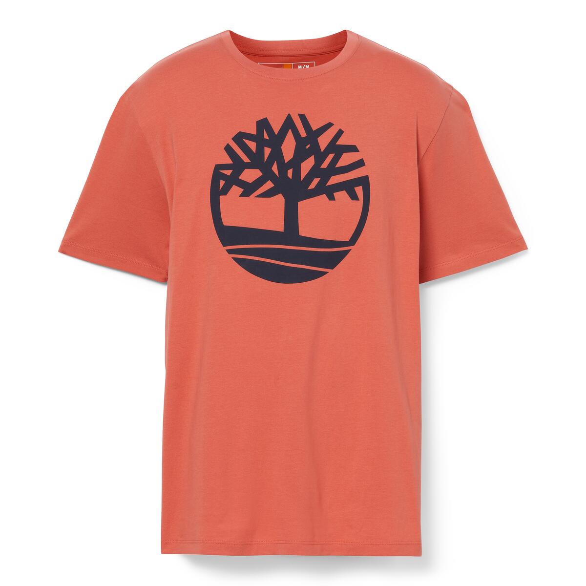 Timberland Kennebec River Tree Logo Men's T-Shirt | Orange