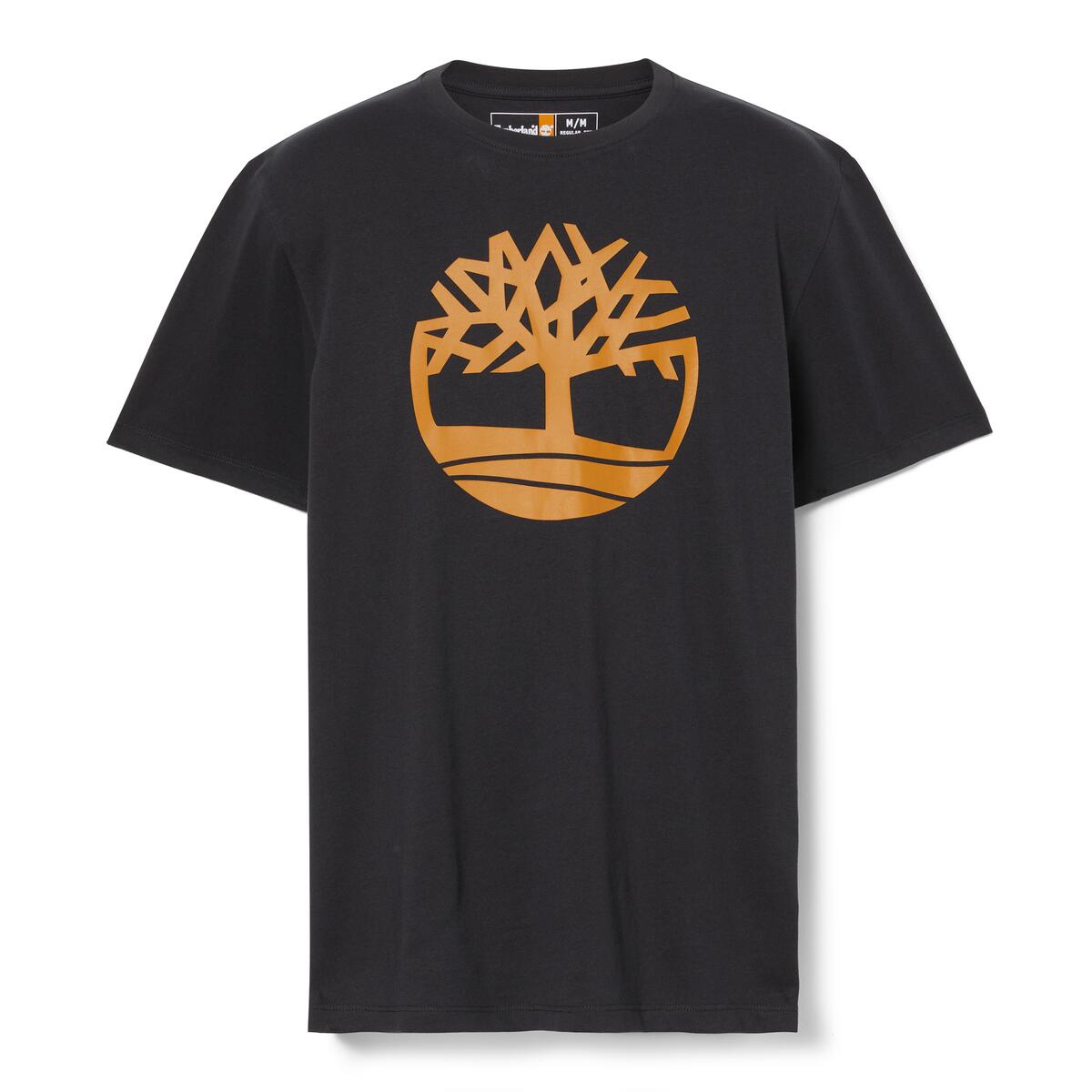 Timberland Kennebec River Tree Logo Men's T-Shirt | Black