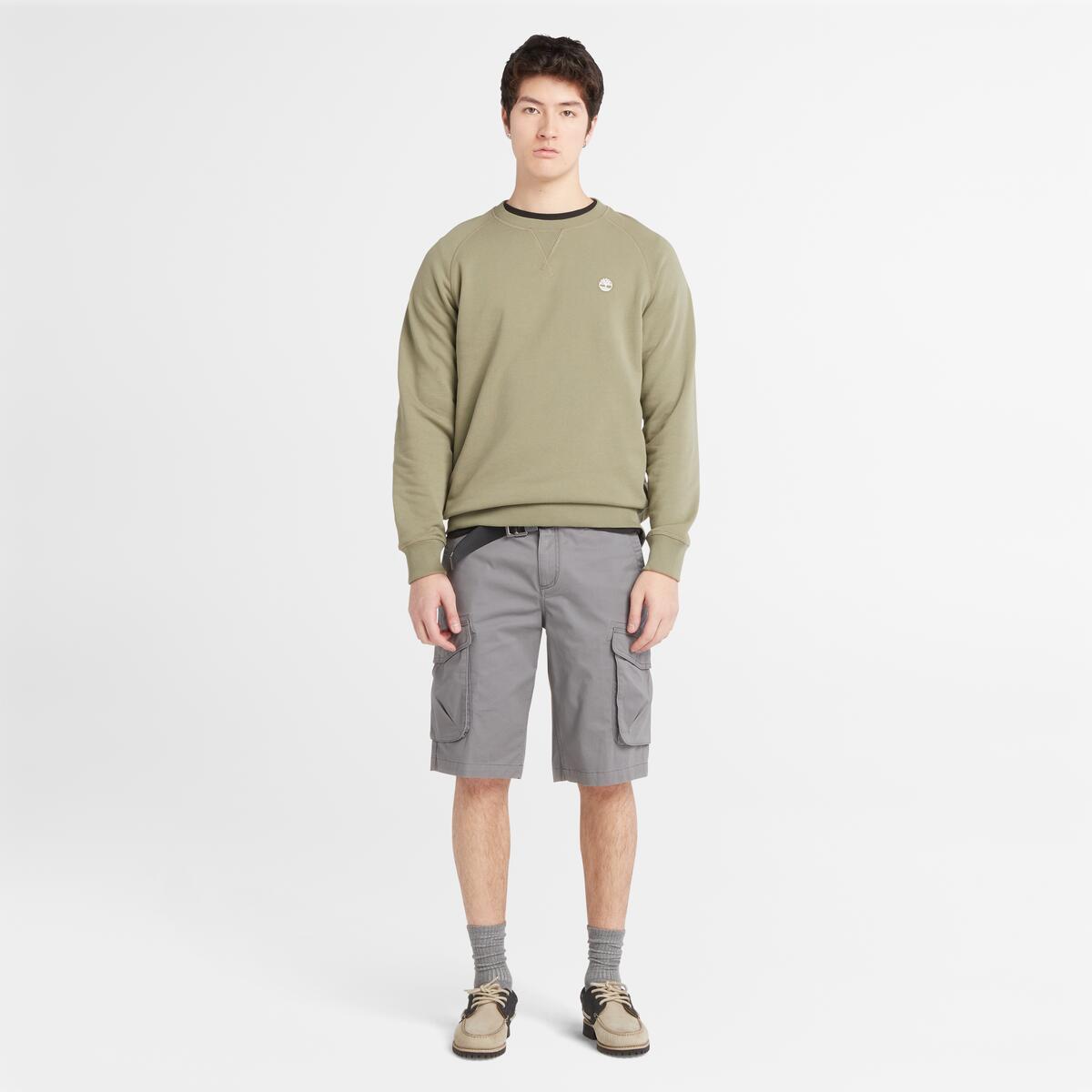 Timberland Exeter Loopback Crewneck Men's Top | Green