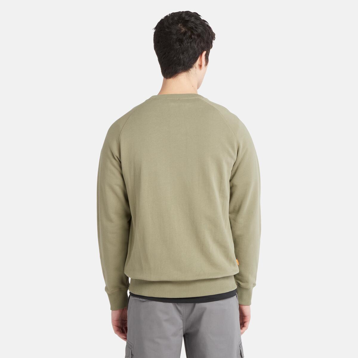 Timberland Exeter Loopback Crewneck Men's Top | Green