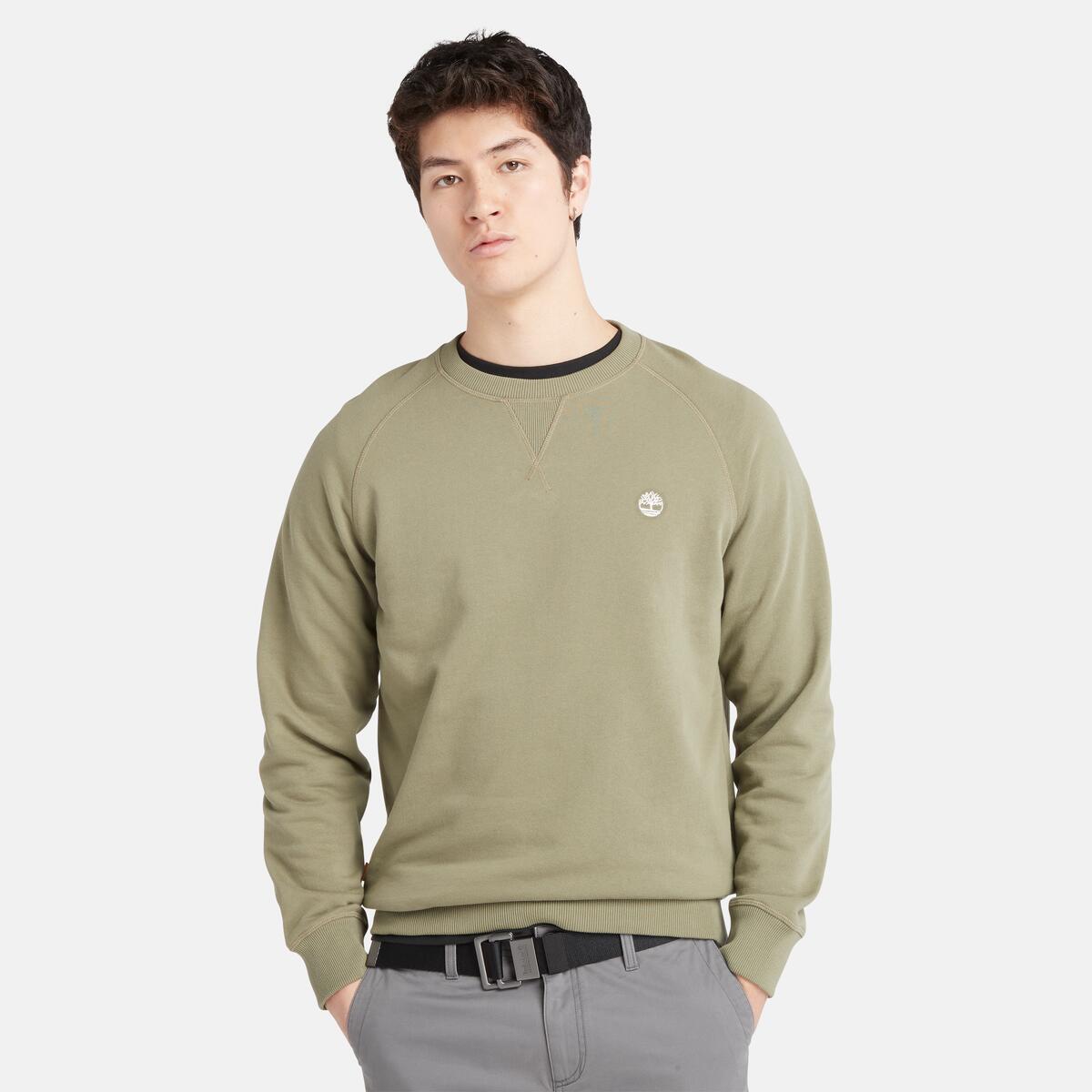 Timberland Exeter Loopback Crewneck Men's Top | Green