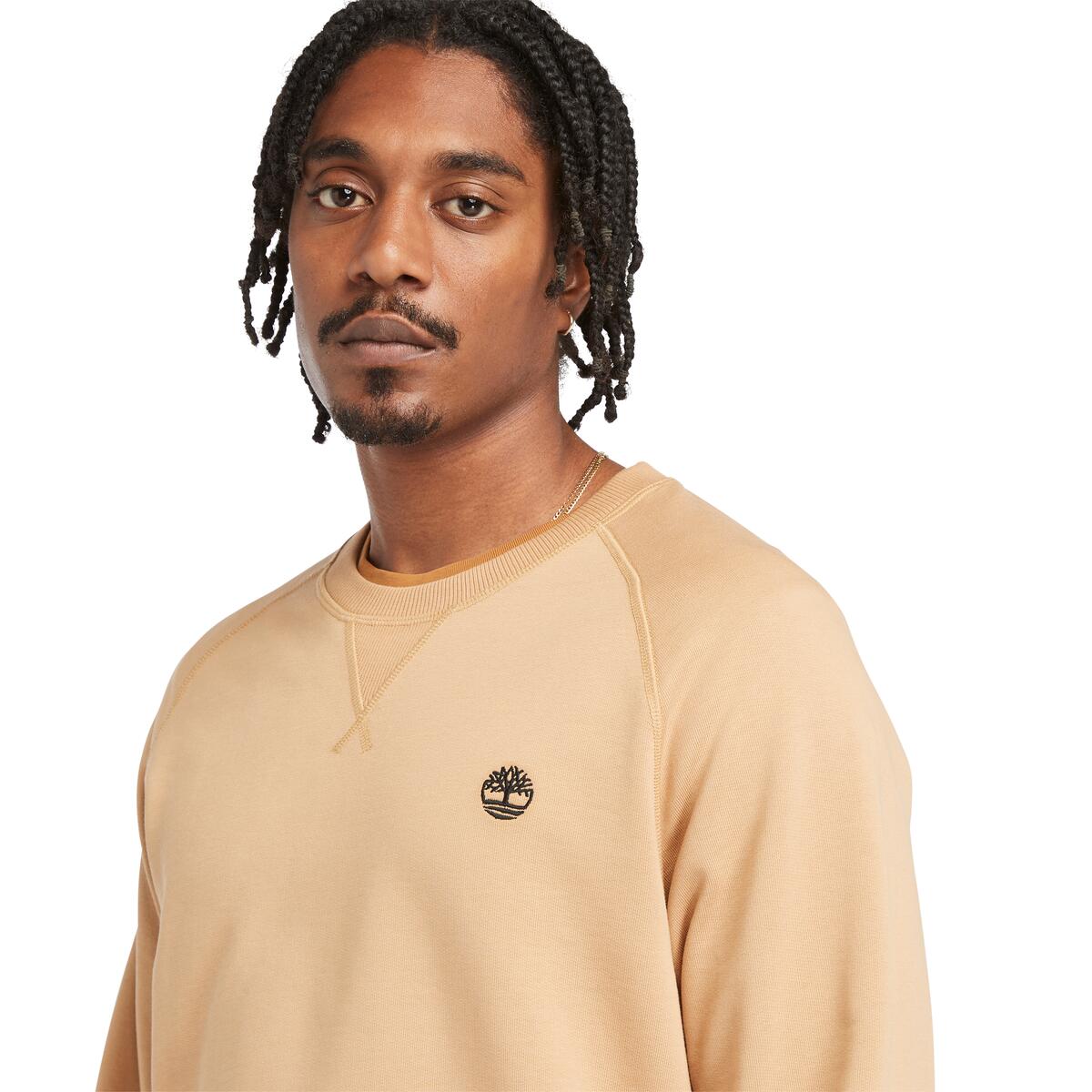 Timberland Exeter Loopback Crewneck Men's Top | Light Brown