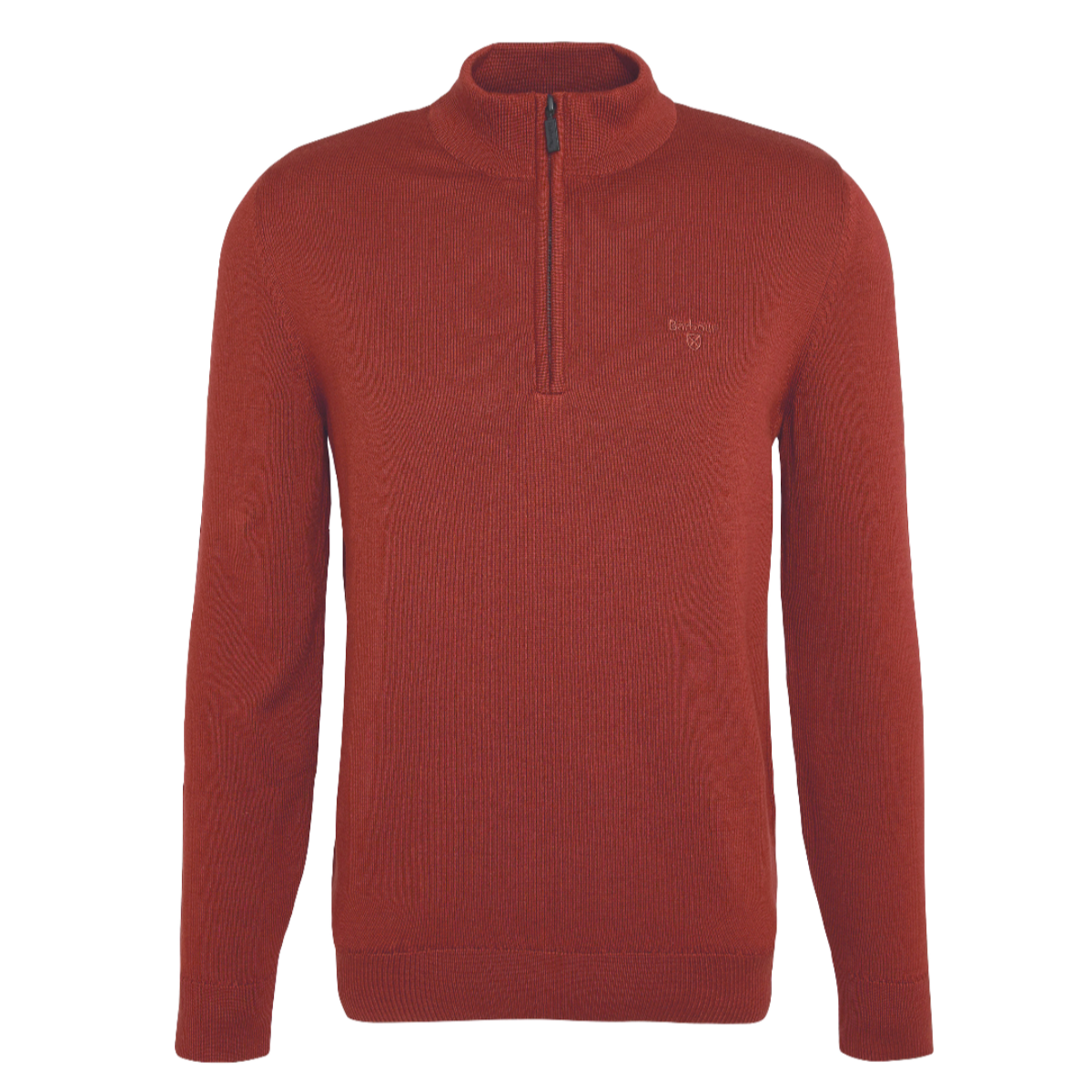 Barbour Avoch Half-Zip Men's Jumper | Fired Brick