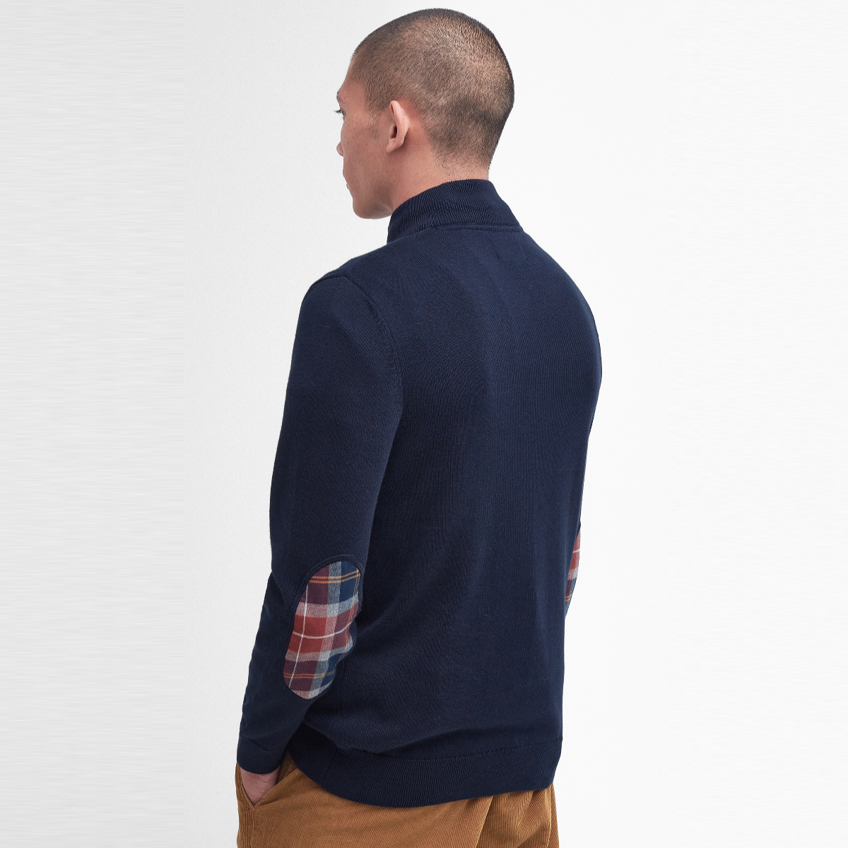 Barbour Avoch Half-Zip Men's Jumper | Navy