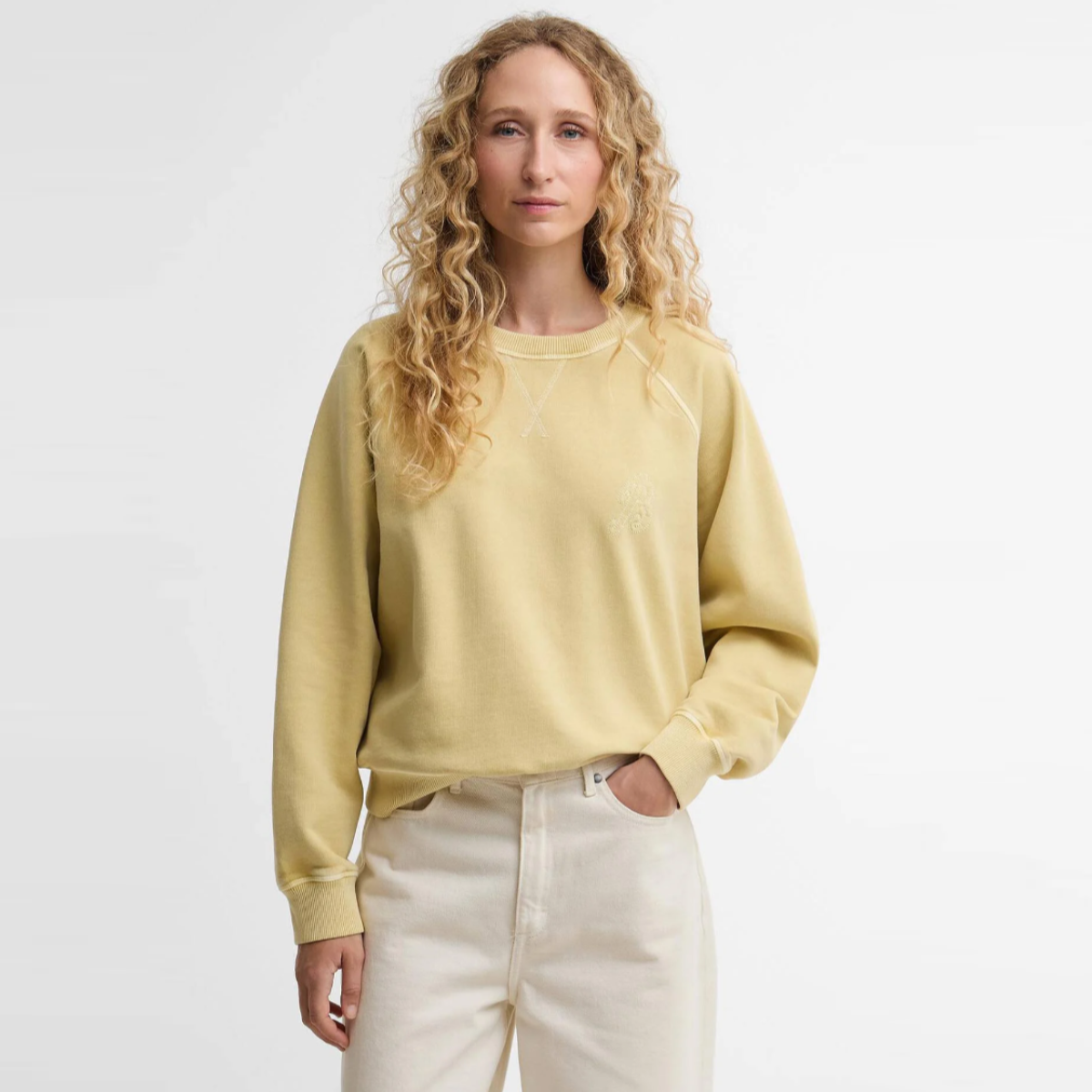 Barbour Avon Women's Sweatshirt | Soured Citrus