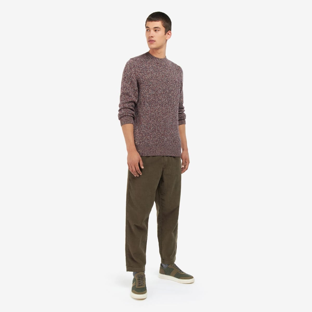Barbour Atley Crew Men's Jumper | Port