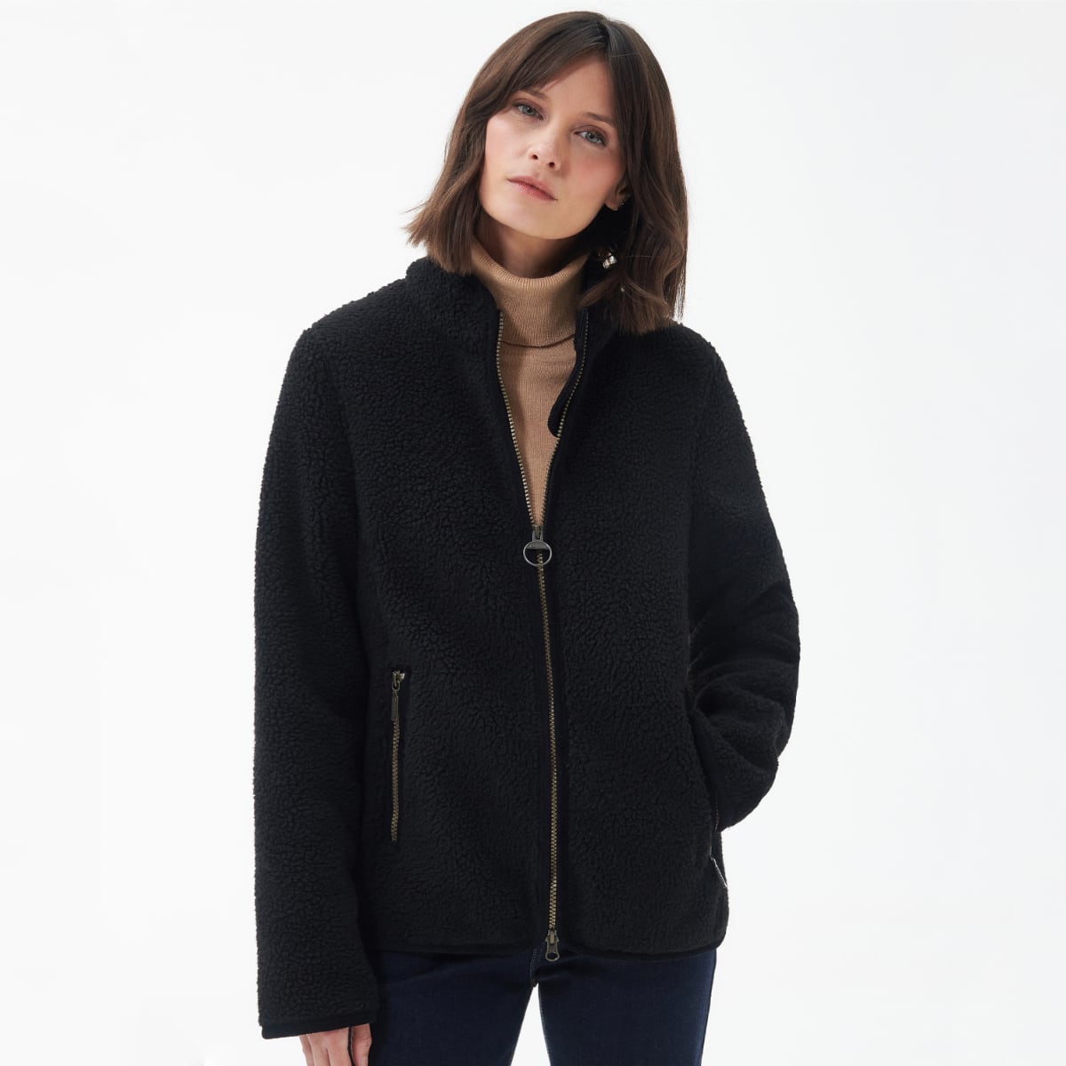 Barbour Laven Fleece Women's Jacket | Black