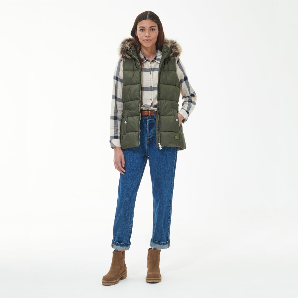 Barbour Midhurst Women's Quilted Gilet | Deep Olive