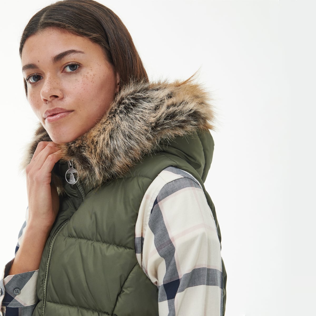 Barbour Midhurst Women's Quilted Gilet | Deep Olive