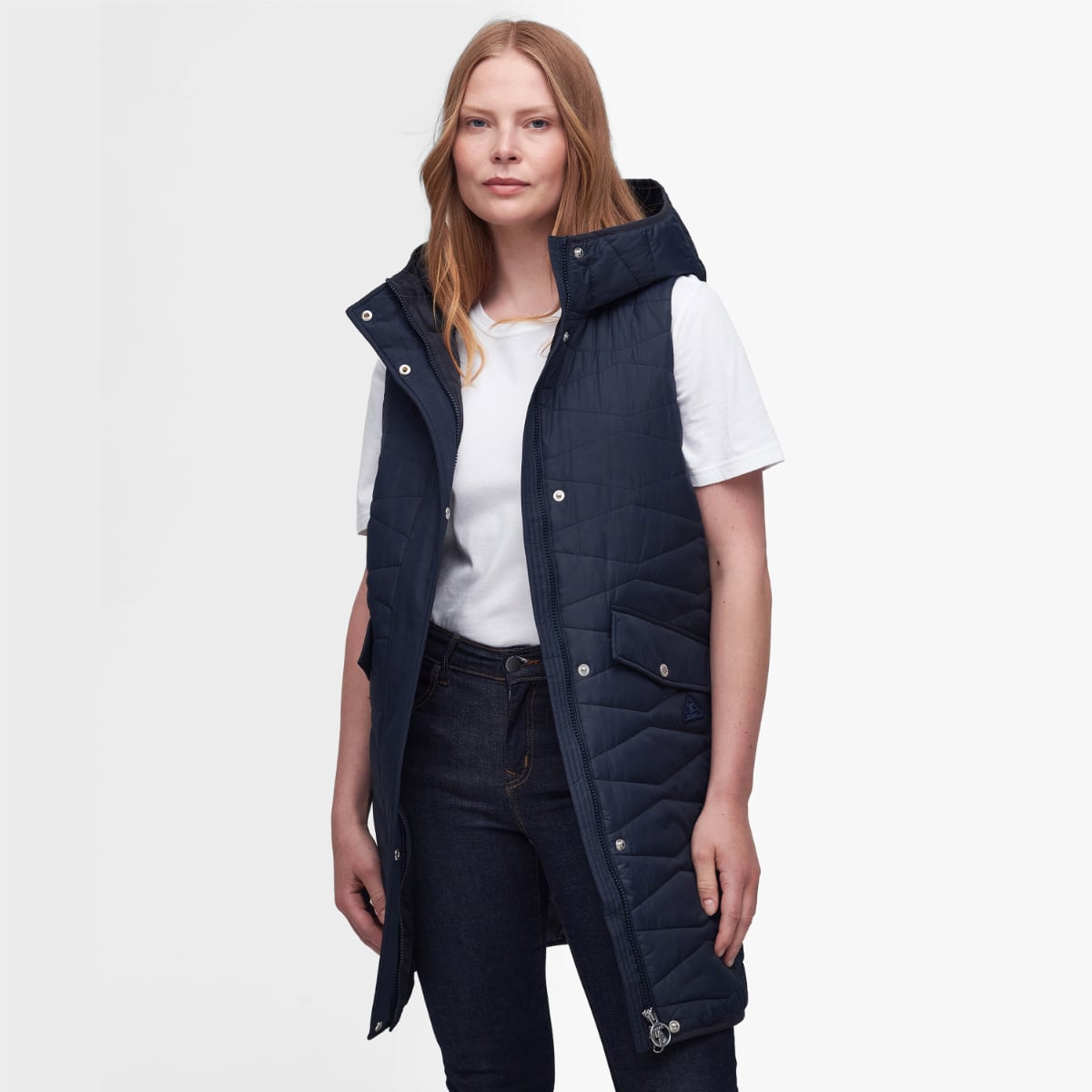 Barbour Oak Women's Quilted Gilet | Dark Navy