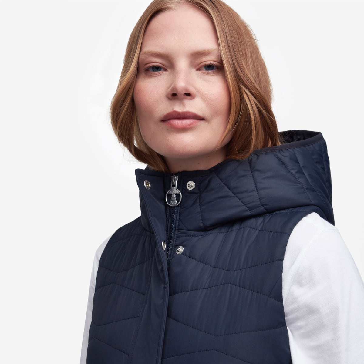 Barbour Oak Women's Quilted Gilet | Dark Navy