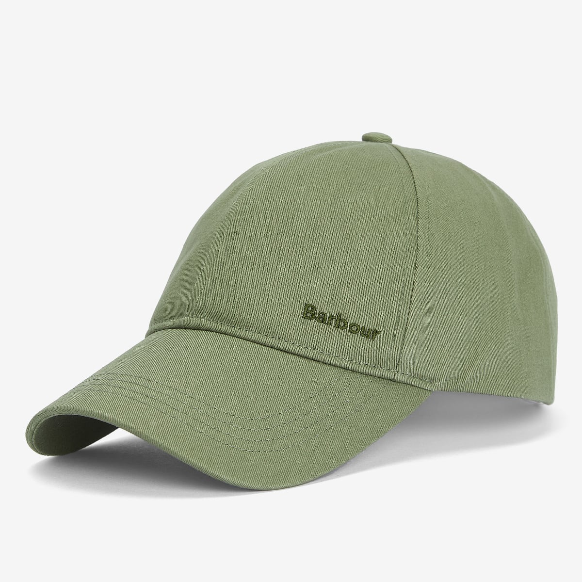 Barbour Olivia Sports Cap in olive green with front logo embroidery