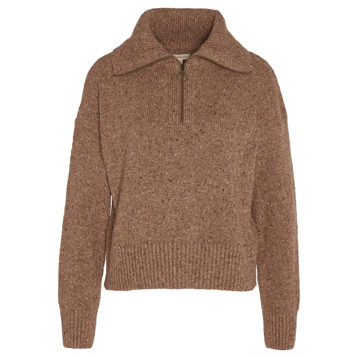 Barbour Lavensdale Half-Zip Women's Knit | Honey