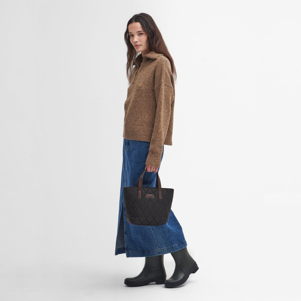 Barbour Lavensdale Half-Zip Women's Knit | Honey