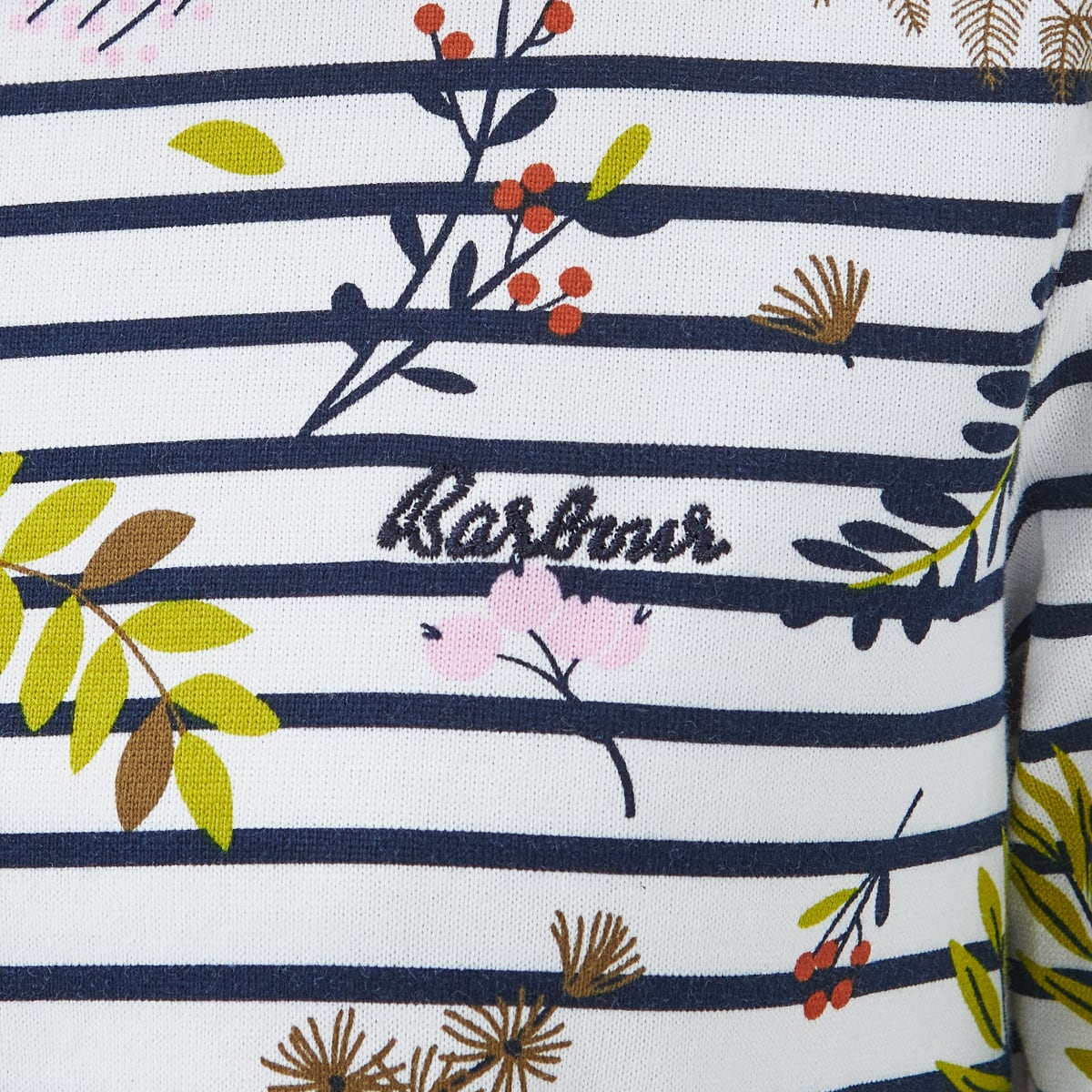 Barbour Women's Hawkins Print Top | Off White Floral
