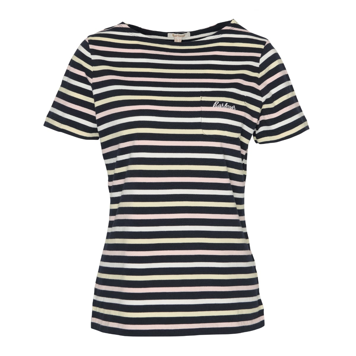Barbour Women's Bradley Top | Navy Stripe (Yellow & Pink Stripe)