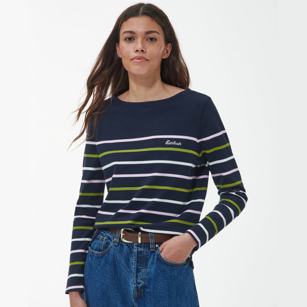 Barbour Hawkins Women's Top | Navy Stripe