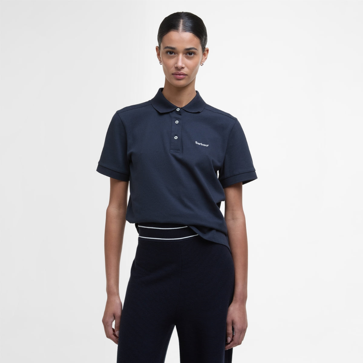 Barbour Bowford Polo Shirt Women's | Navy