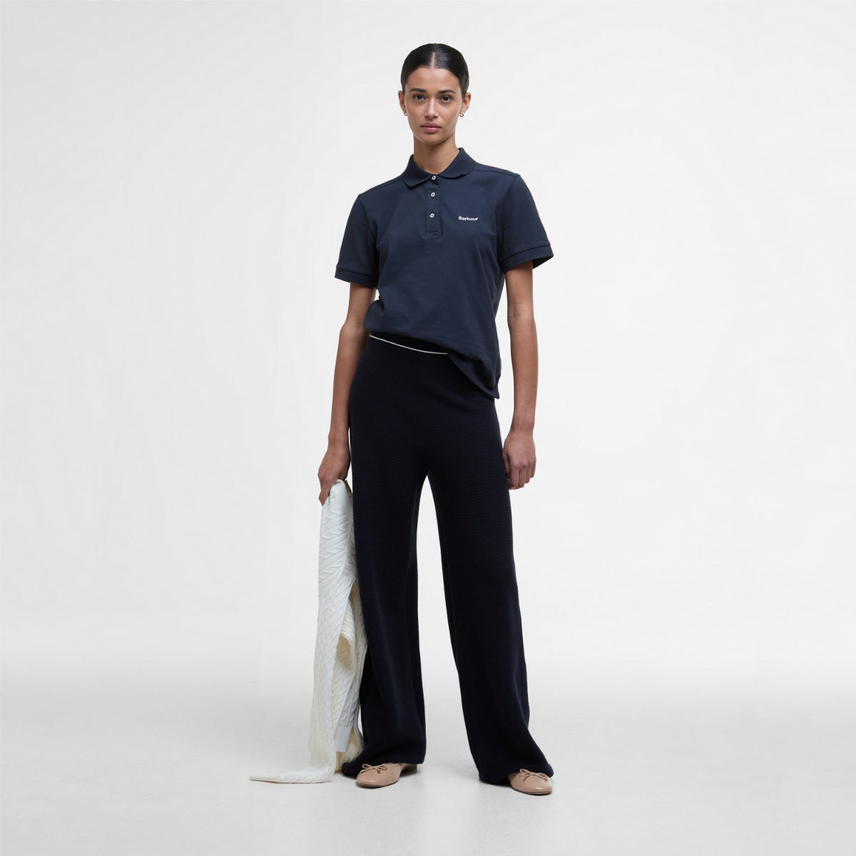 Barbour Bowford Polo Shirt Women's | Navy