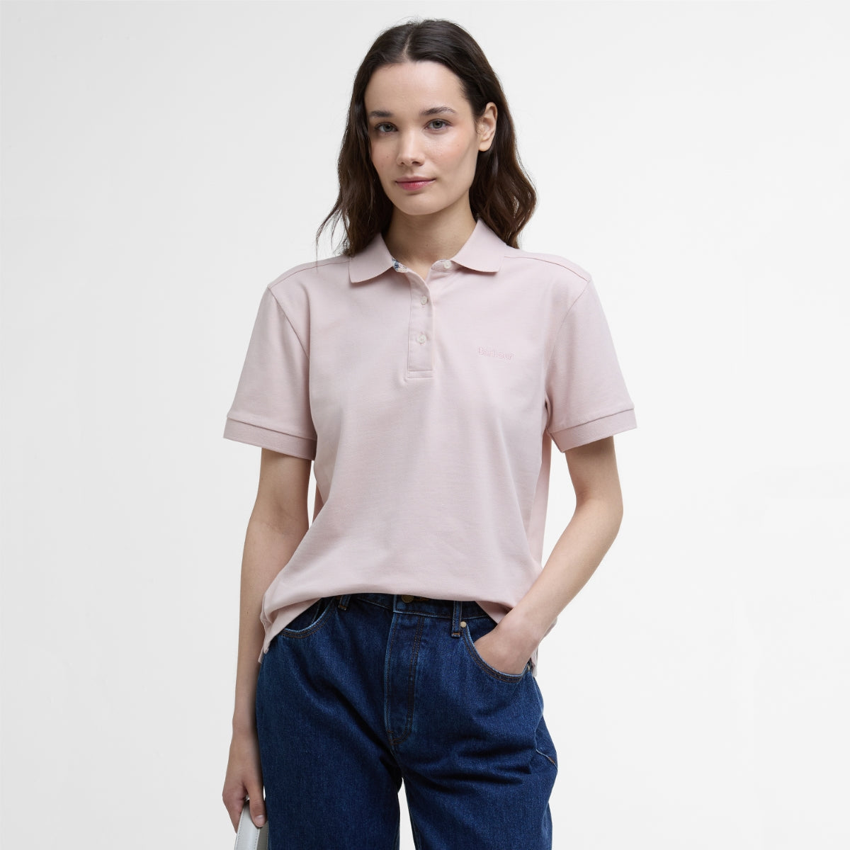 Barbour Bowford Polo Shirt Women's | Primrose Pink