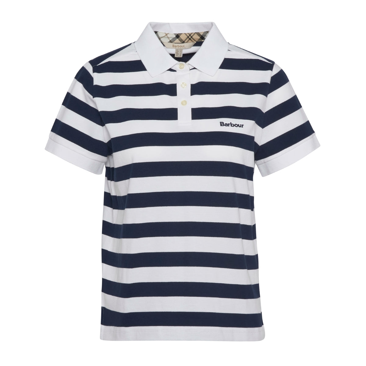 Barbour Ashbourne Polo Shirt Women's | Navy Stripe