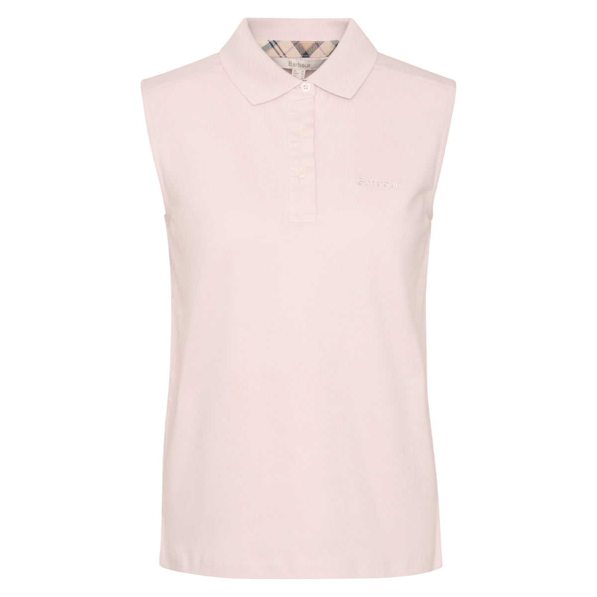 Barbour Bowford SLEEVELESS Polo Shirt Women's | Primrose Pink