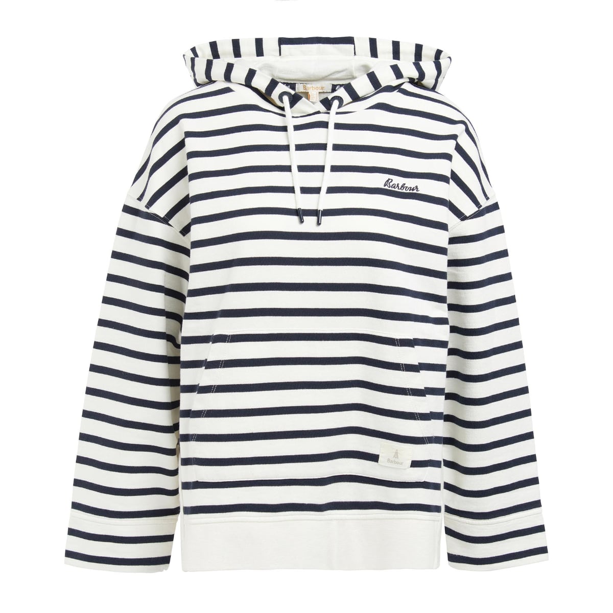Barbour Thistle Women's Hoodie | Navy Stripe