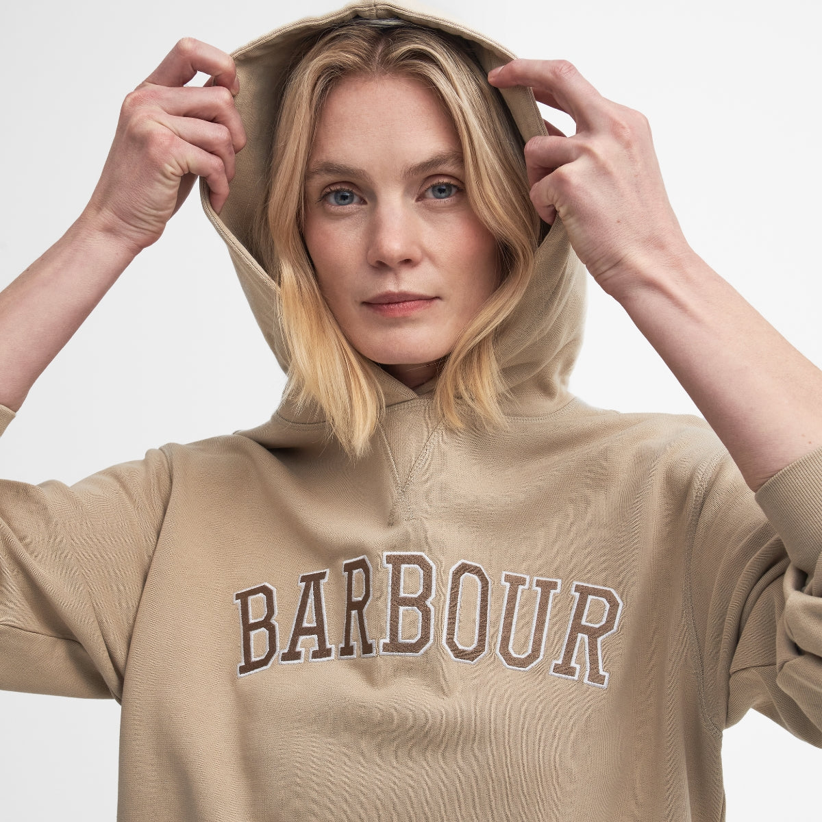 Barbour Northumberland Hoodie Women's | White Pepper